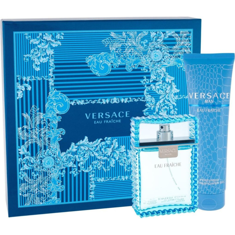 Versace Man Eau Fraiche EDT dāvanu komplekts vīriešiem