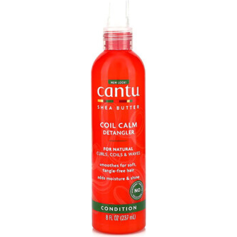 Cantu Shea Butter Coil Calm Detangler - Bezoplachov&aacute; p&eacute;če pro snadn&eacute; rozčes&aacute;v&aacute;n&iacute; vlasů