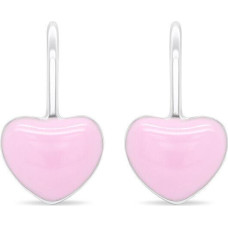 Brilio Silver Skaisti sudraba auskari Heart EA445WP sBS1967
