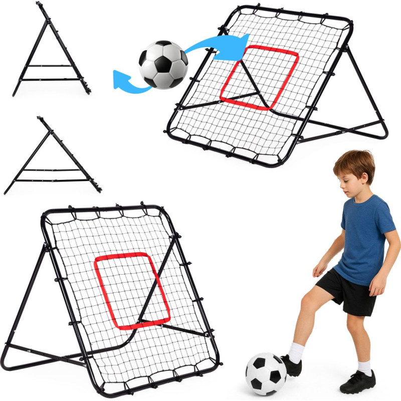 Multigarden Football Rebounder Trainer &ndash; Ball Rebound Net 100x100 cm MultiGarden