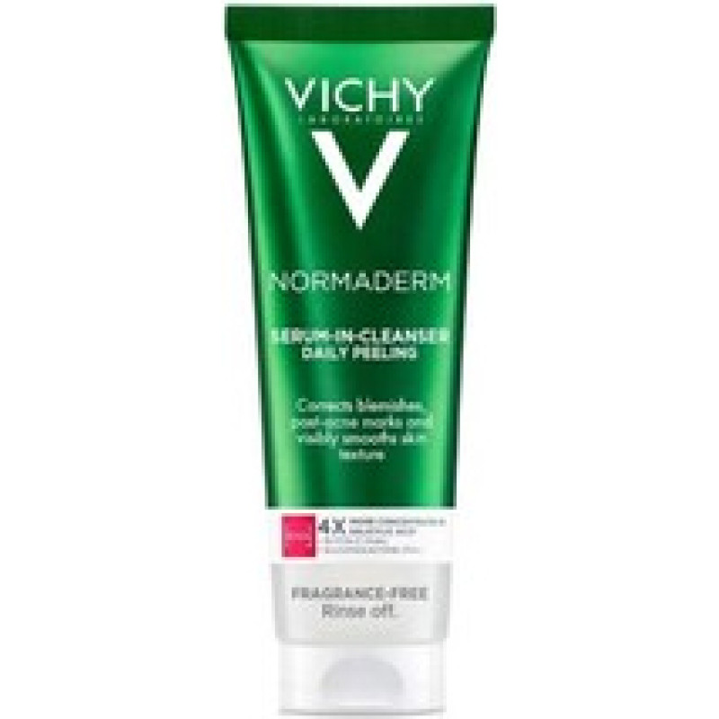 Vichy Normaderm Serum-In-Cleanser Daily Peeling - Čistic&iacute; s&eacute;rum pro denn&iacute; peeling pleti