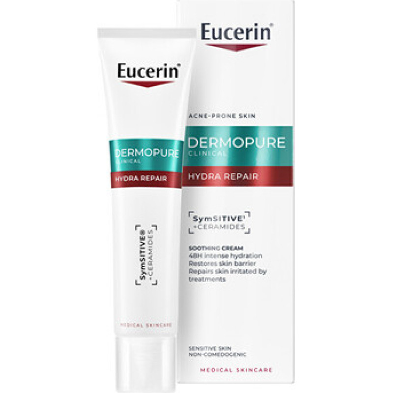 Eucerin DermoPure Clinical Soothing Cream - Obnovuj&iacute;c&iacute; kr&eacute;m pro problematickou pleť
