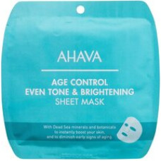 Ahava Age Control Even Tone & Brightening Sheet Mask - Rozjasňuj&iacute;c&iacute; a hydratačn&iacute; pleťov&aacute; maska