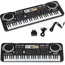 Multistore Keyboard piano for kids with microphone + power supply