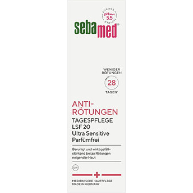 Sebamed Anti-Redness Day Cream SPF 20 - Lehk&yacute; denn&iacute; kr&eacute;m