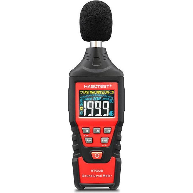 Decibelu mērītājs Habotest HT622B