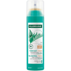 Klorane Bio Kopřiva Dry Shampoo - Such&yacute; &scaron;ampon pro mastn&eacute; a tmav&eacute; vlasy