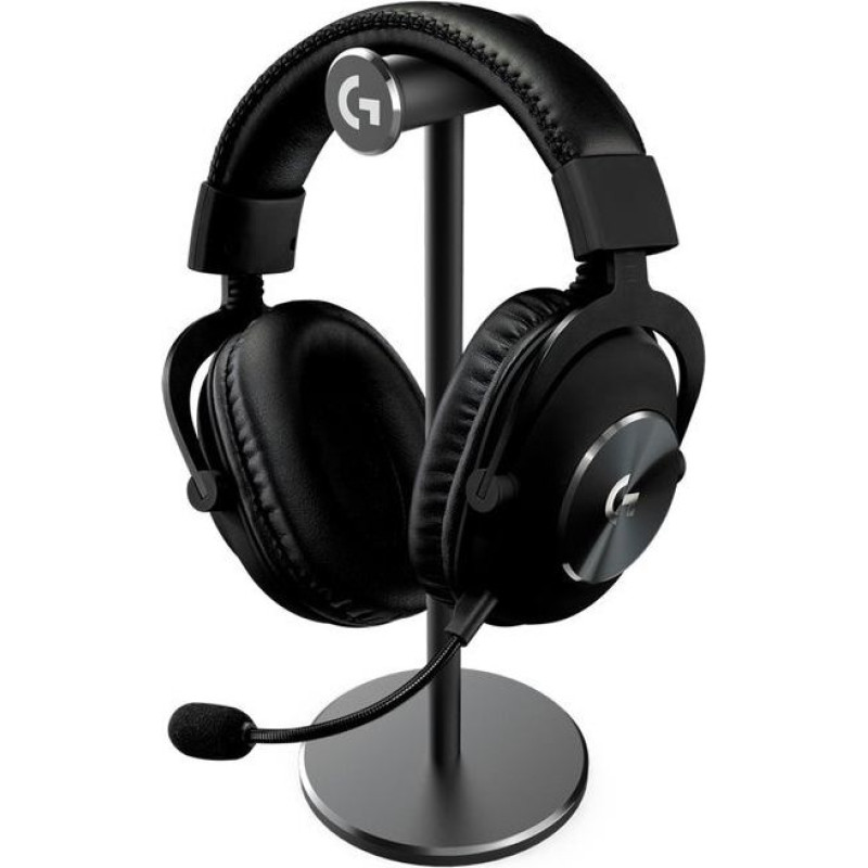 Logitech G PRO X spēļu austiņu + austiņu statīva komplekts