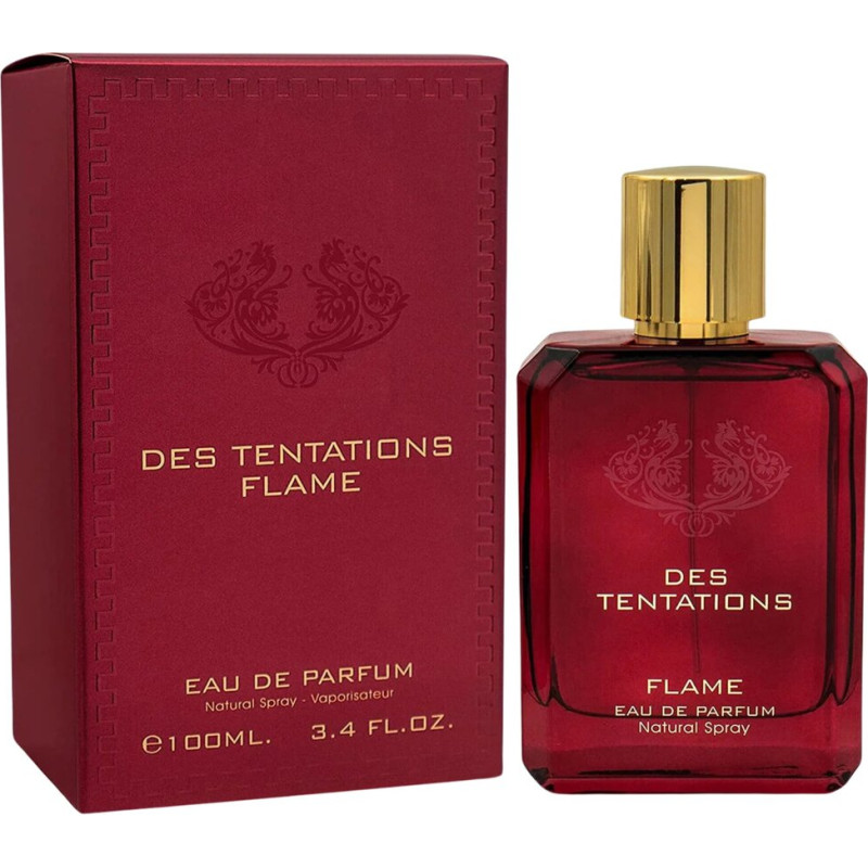 Parfimērijas ūdens  Fragrance World Des Tentations Flame EDP vīriešiem, 100 ml