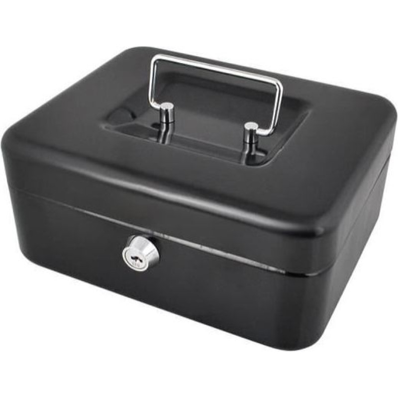 Metāla kastīte naudai, 20x16x9 cm