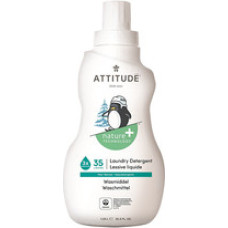 Attitude Prac&iacute; gel pro děti Nature+ s vůn&iacute; hru&scaron;kov&eacute; &scaron;ť&aacute;vy 1050 ml (35 prac&iacute;ch d&aacute;vek)