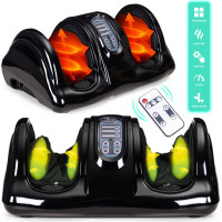 Modernhome Electric Foot and Leg Massager with Heating Reflexology 4 Modes Remote 40W ModernHome