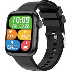 Viedpulkstenis - FOREVER - IGO Watch 3 - Melns - Metāls - Sociālo tīklu brīdinājumi