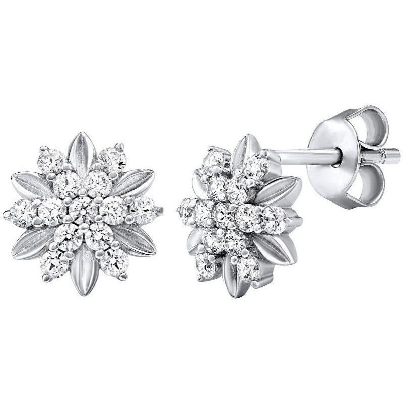Sudraba auskari Alivia ar Swarovski Silvego MW13935A sSL3400