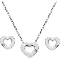 Sudraba rotaslietu komplekts sievietēm Hot Diamonds Amulets, SS136