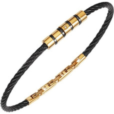 Elegants divkrāsains vīriešu rokassprādze Loop TJ3437
