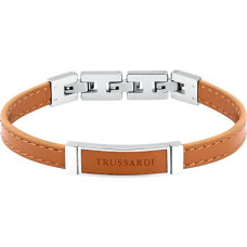 Vīriešu brūna ādas aproce T-Leather TJAXZ04