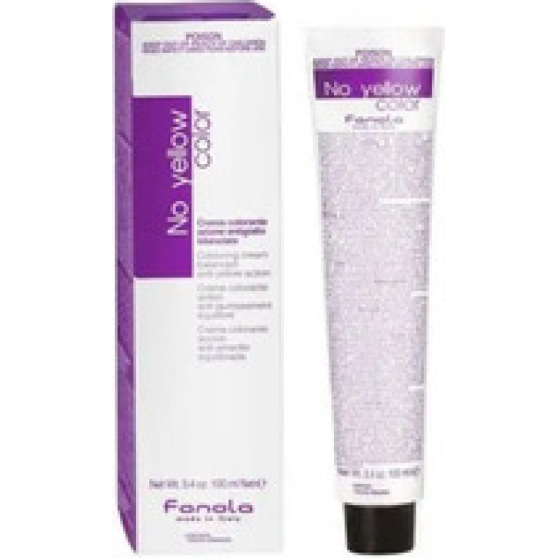 Fanola No Yellow Toner Colouring Cream - Profesion&aacute;ln&iacute; permanentn&iacute; barva na vlasy