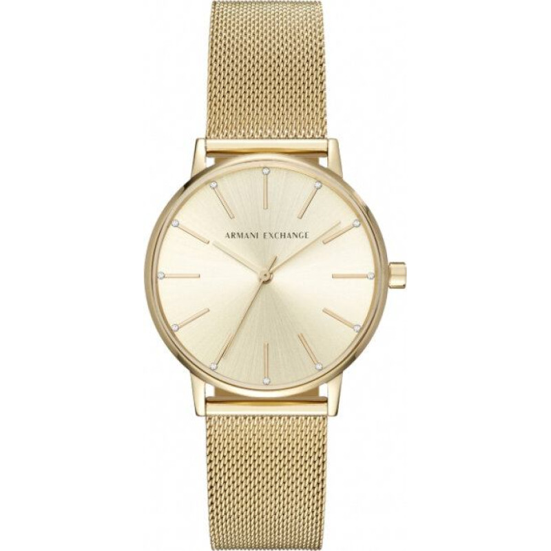 Pulkstenis - Armani Exchange - AX5536 - Nerūsējošais tērauds - Zelta - Sievietēm