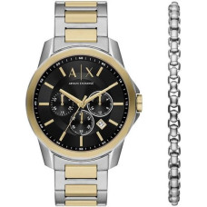 Armani Exchange pulkstenis - Vīriešiem - AX7148SET - Nerūsējošais tērauds - Daudzkrāsains - 44mm - 5 bar