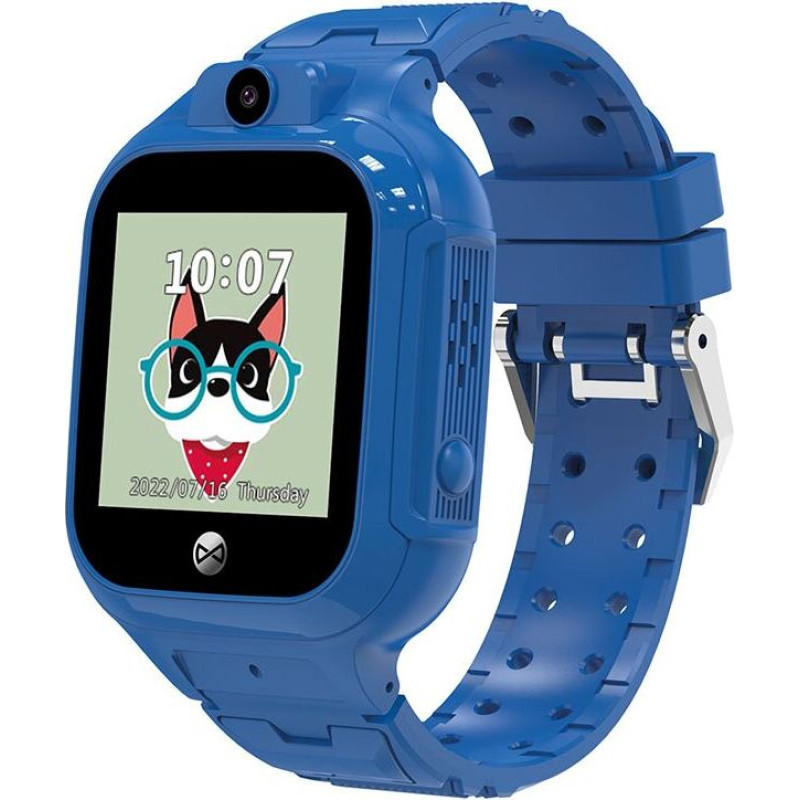 Forever viedpulkstenis GPS WiFi Kids See Me! 3 KW-320 zils