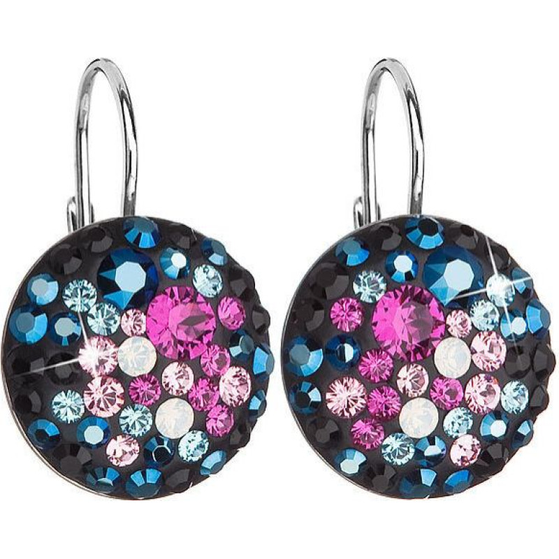 Auskari - EVOLUTION GROUP - 31176.4 - Sudrabs - Swarovski kristāli - Hipoalerģisks