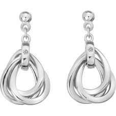 Sudraba auskari ar dimantiem Hot Diamonds Trio,DE644 sHD1366