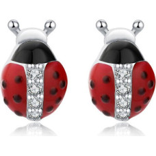 MOISS Rotaļīgi auskari ar auskariem no sudraba Ladybugs E0000672