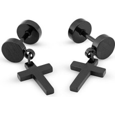 Troli Stilīgi tērauda auskari Cross KS-141