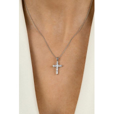 Apzeltīts kulons sievietēm Brilio Silver Cross PT68Y