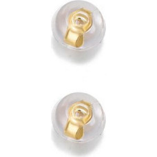 Troli Auskaru aizdare 4 gab. - 2 pāri Silicone Gold sTO4034