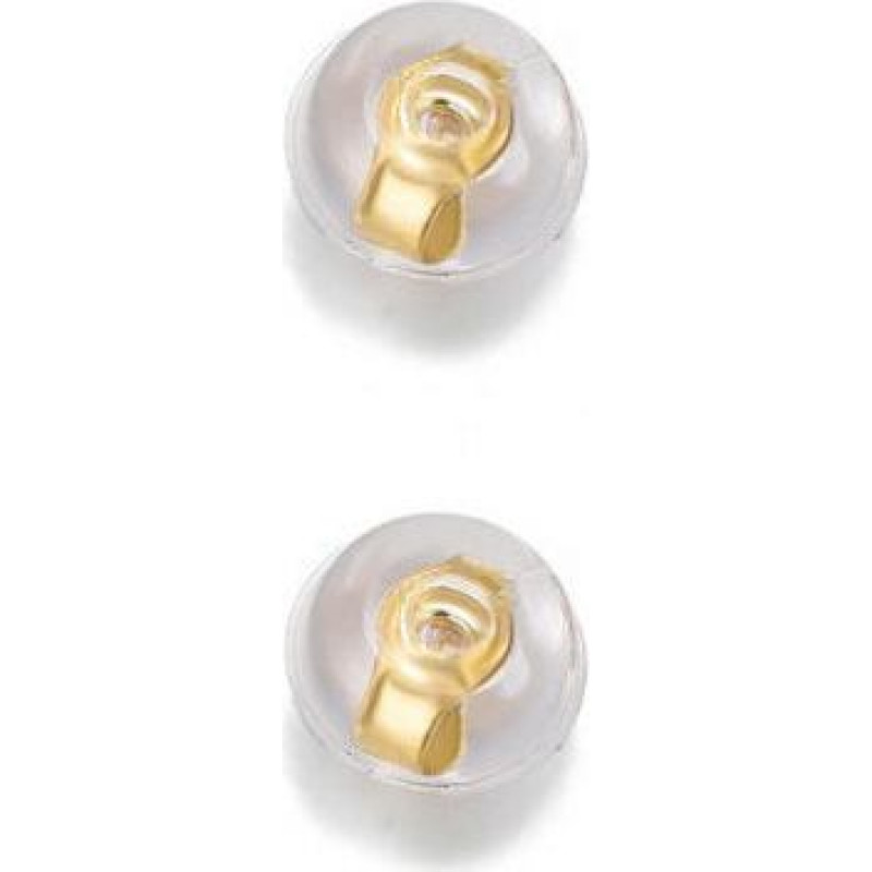 Troli Auskaru aizdare 4 gab. - 2 pāri Silicone Gold sTO4034