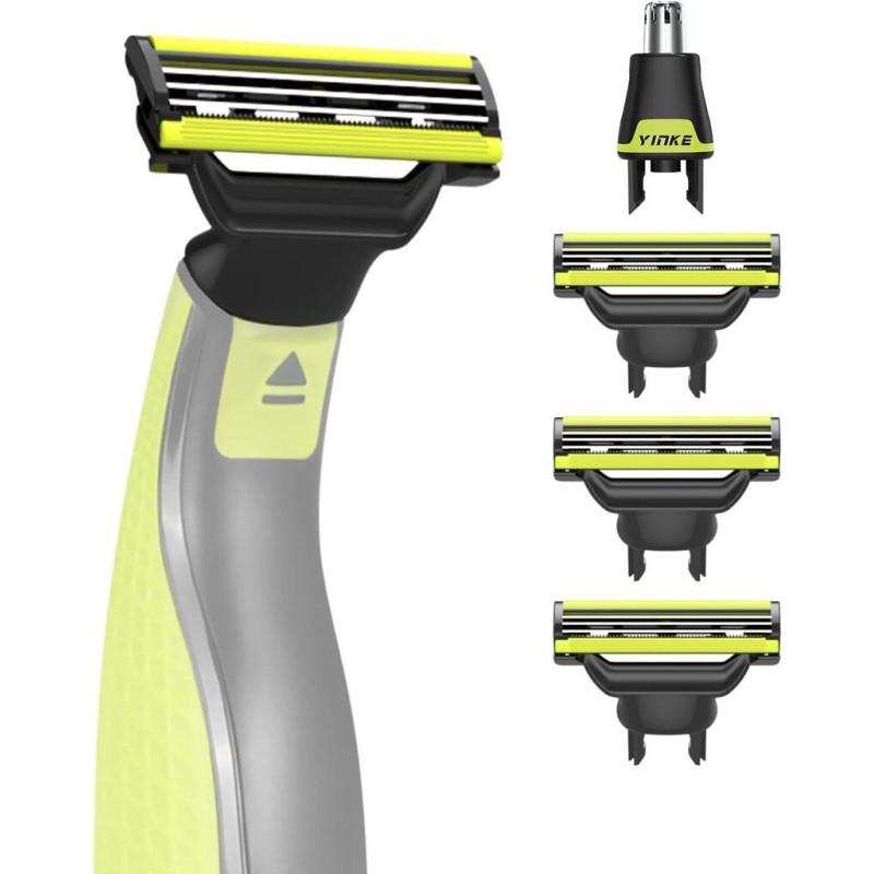 Yinke skuvekļu galviņas un deguna matiņu trimmera nomaiņa