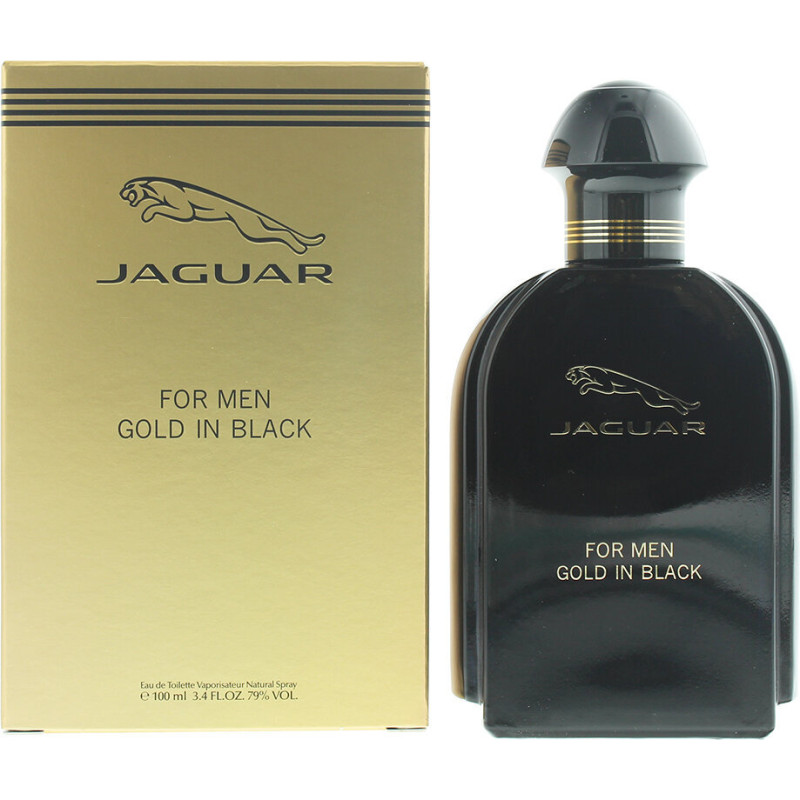 Jaguar For Men Gold in Black EDT vīriešiem 100 ml