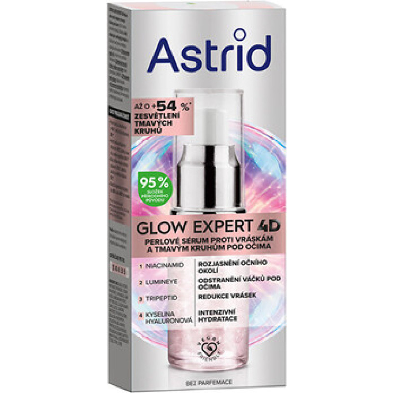Astrid Glow Expert Eye Serum - Očn&iacute; s&eacute;rum proti vr&aacute;sk&aacute;m