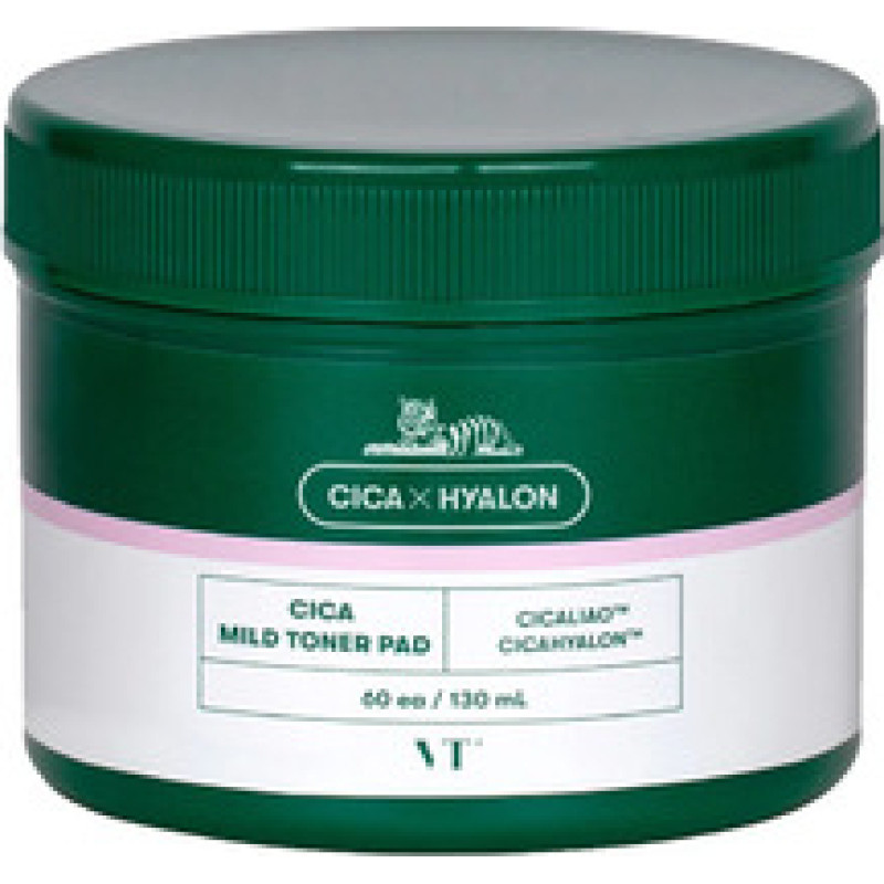 Vt Cosmetics Cica Mild Toner Pad (60 pcs)