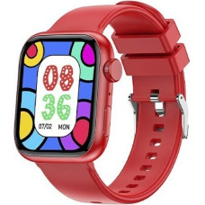 Kopējo Pulksteņu - FOREVER - Igo Watch 3 - Balss asistents - IP67 - Bluetooth 5.3 - Sarkans