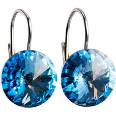 Auskaru pāris - EVOLUTION GROUP - 31106.3 - Sudrabs - Swarovski kristāli - Akvamarīns