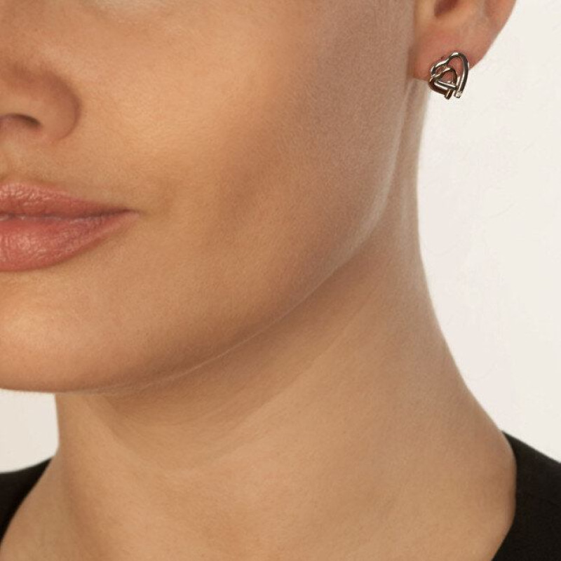 Divkrāsu auskari sievietēm Hot Diamonds Love DE532 sHD0936