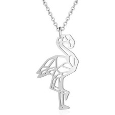 Rotaļīgs sudraba flamingo kulons JVD SVLP0555XH20000