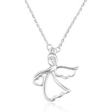 Kulons - BENETO - AGS1326/47 - Rhodium sudrabs - Eņģelīša kulons - 47 cm