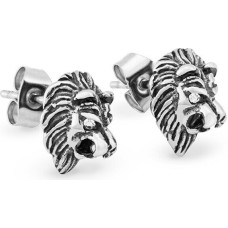 Troli Dizaina tērauda auskari Lion KS-142