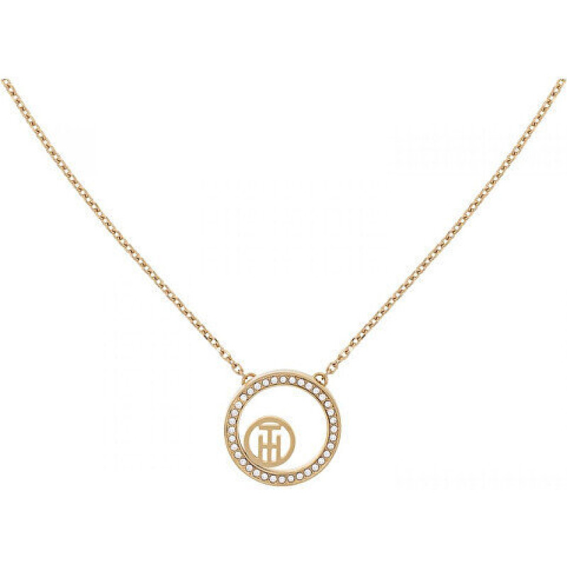 Tommy Hilfiger Vine Circle modes apzeltīta kaklarota 2780585