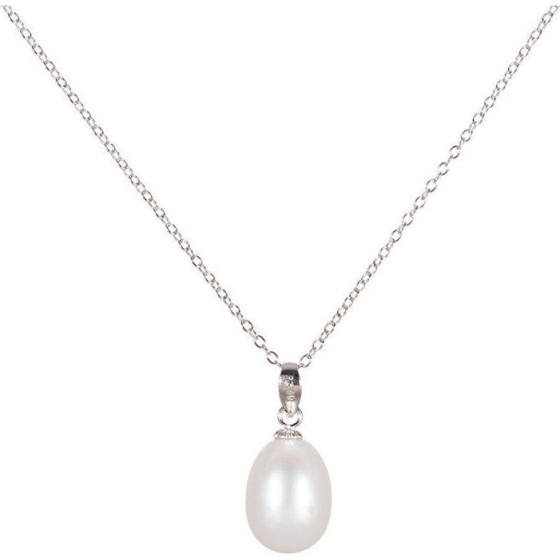 JwL Luxury Pearls Sudraba kaklarota ar labo pērli 45cm JL0436
