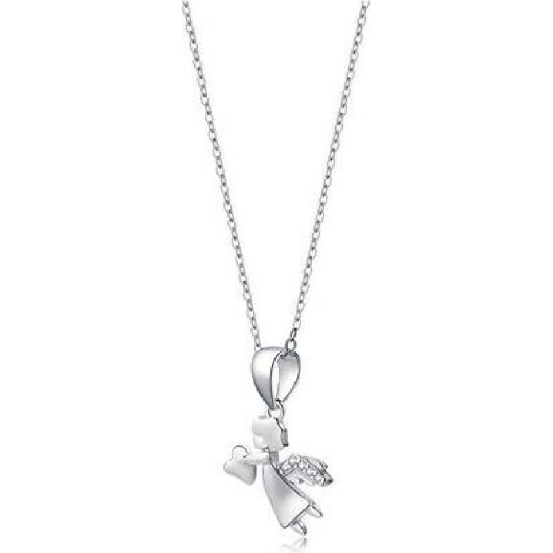 Delicate silver angel pendant P0000282