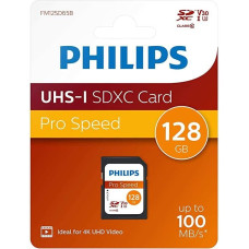 Philips SDXC 128GB Class 10 UHS-I U3 V30 A1