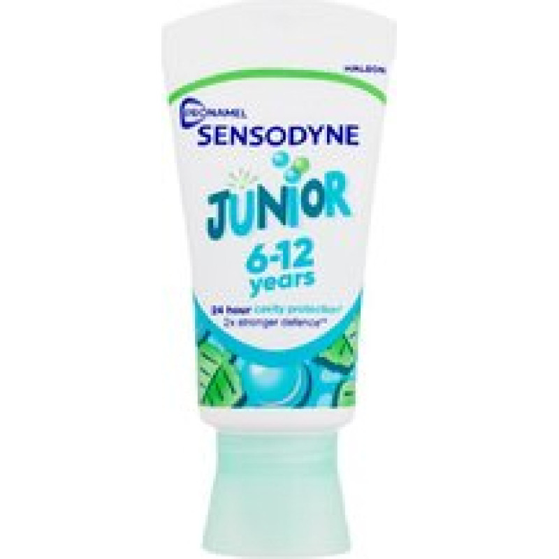 Sensodyne Kids Pronamel Junior 6-12 Years Toothpaste - Zubn&iacute; pasta pro ochranu zubn&iacute; skloviny a pro siln&eacute; a zdrav&eacute; zuby