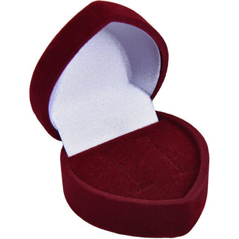 JK Box Bordo dāvanu kastīte auskariem Heart F-75 / NA / A10