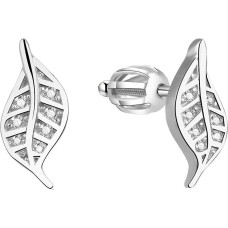 Auskari - BENETO - AGUP1634S - Sudrabs 925 - Kubiskā Zirconi - Vītņu aizdare