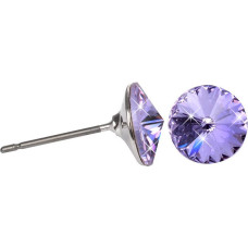 Levien Rivoli Violet smalki auskari